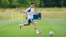 Training: Hard yards in the Manchester sun