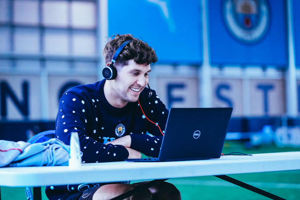 SEASON'S GREETINGS : A cheerful chat with John Stones