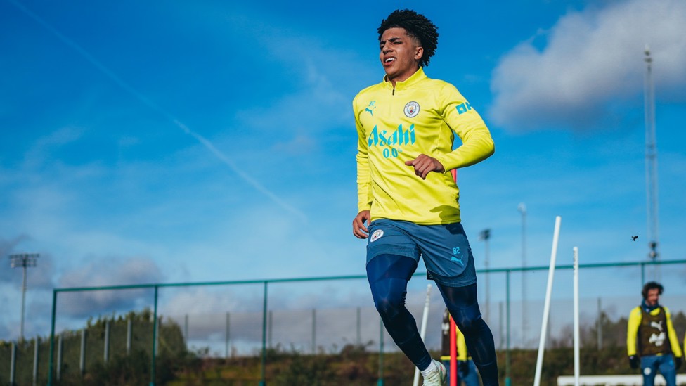 SPRINT SESSION : Rico Lewis shows a burst of pace