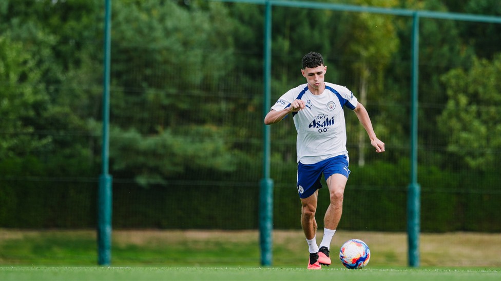 PHIL FODEN: Getting in the mood for the Gunners