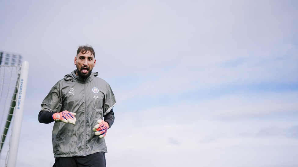 In focus : Our big Italian shot-stopper says 'cheese' foo the camera