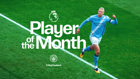 Haaland voted Premier League Player of the Month for September