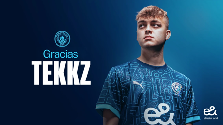 Tekkz cierra su etapa en el Man City Esports