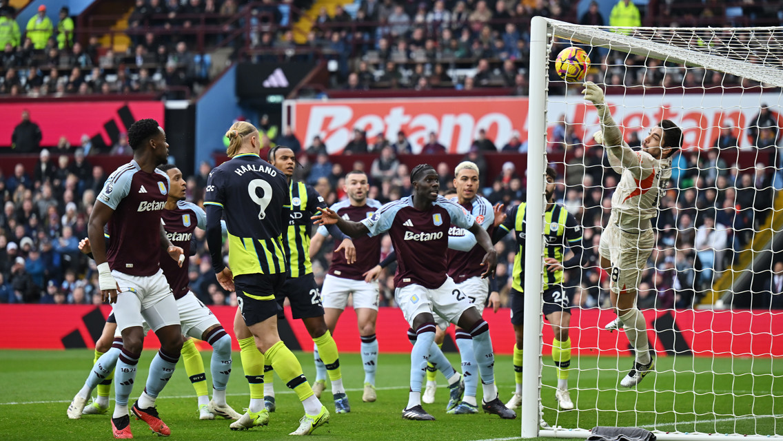 City perde para Aston Villa fora de casa
