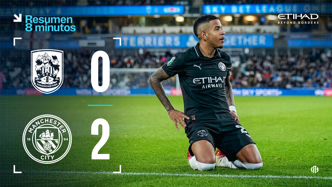 Huddersfield 0-2 City: resumen extendido