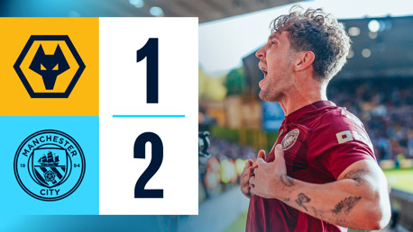 Wolves 1-2 City: resumen breve