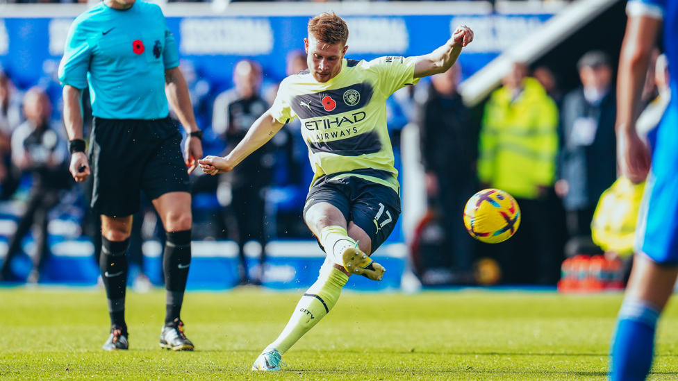 KNUCKLEBALL : Kevin De Bruyne gives us the lead with an outstanding free-kick