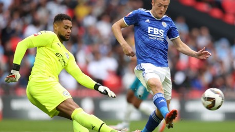 MAN OF THE MATCH: Steffen pulled off some good saves at Wembley.