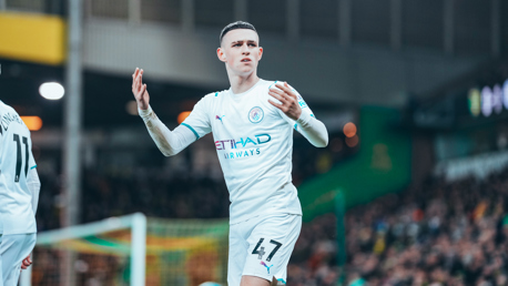 PHIL-LING IT: Foden celebrates!