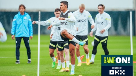 Training: Back to the grind for Copenhagen clash