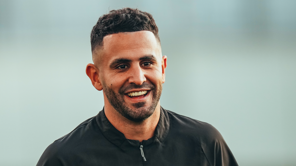 MERRY MAHREZ : The Algerian enjoys the last session before a return to his old ground