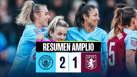 City 2-1 Aston Villa: resumen