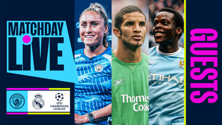 Houghton, James and Onuoha the Matchday Live guests for Real Madrid clash