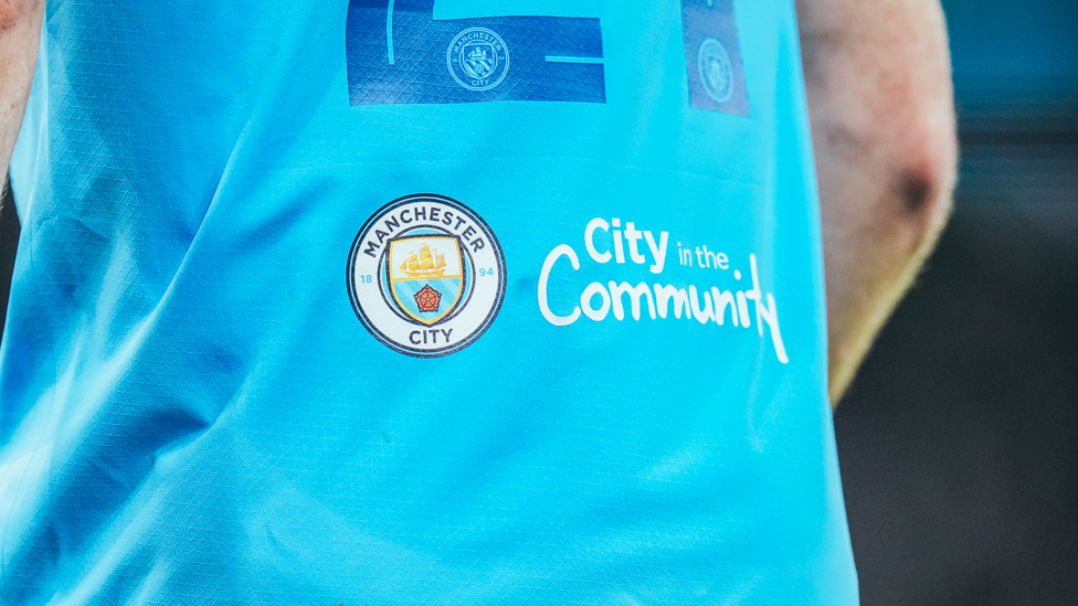 THREAD WORK : Our charity 'City in the Community' on the shirt today, as it will be for the entire 2023/24 Champions League campaign