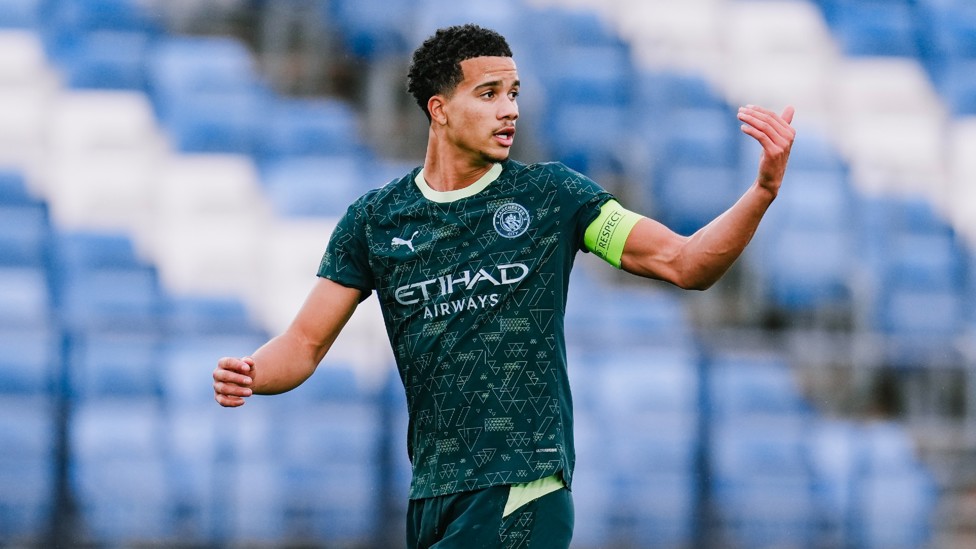 LEADING BY EXAMPLE : Divine Mukasa leads the line.