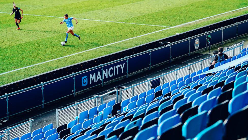 HONOURABLE EXIT : City exit the UEFA Women’s Champions League quarter-finals at the hands of Barcelona despite a 2-1 victory against the eventual competition winners, 31st March.