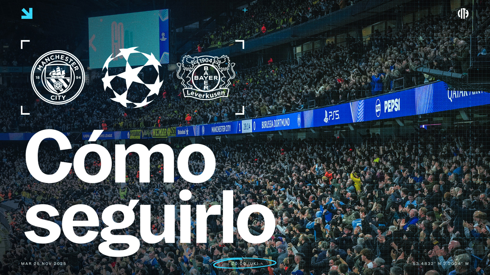 City v Leverkusen: horarios y TV