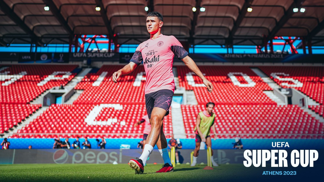 Training: Final preparations for Super Cup clash 