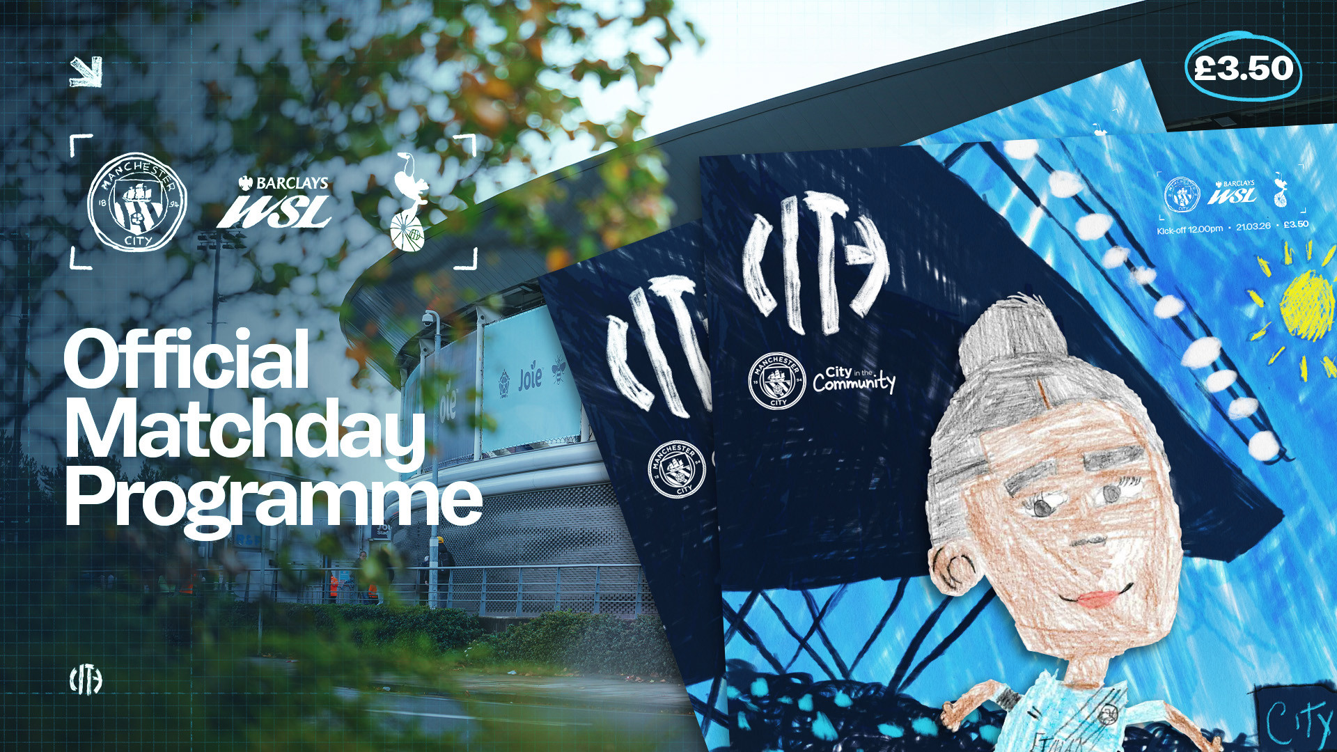 Special CITC-themed programme for Spurs clash - Manchester City FC