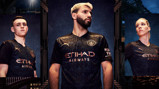 CALL OF DUTY: Phil Foden, Sergio and Gemma Bonner model the new away kit