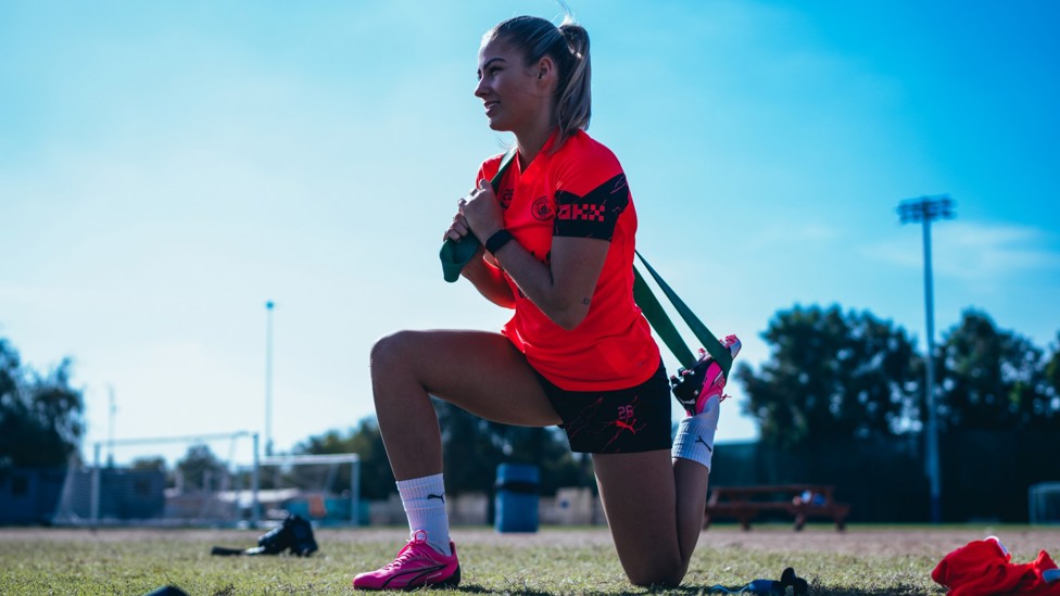 FLYING FULL-BACK : Tara O'Hanlon continues her recovery