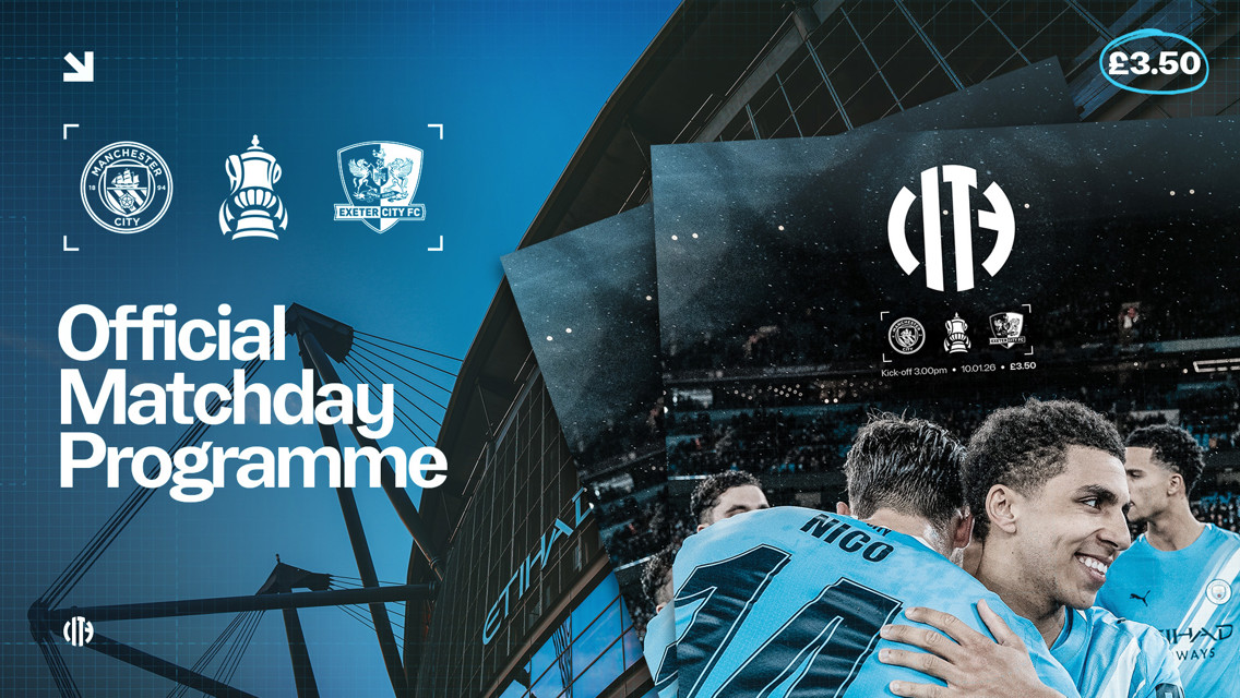 City v Exeter: FA Cup matchday programme out now