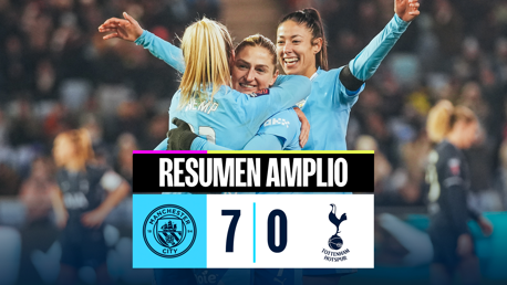 City 7-0 Spurs: resumen amplio