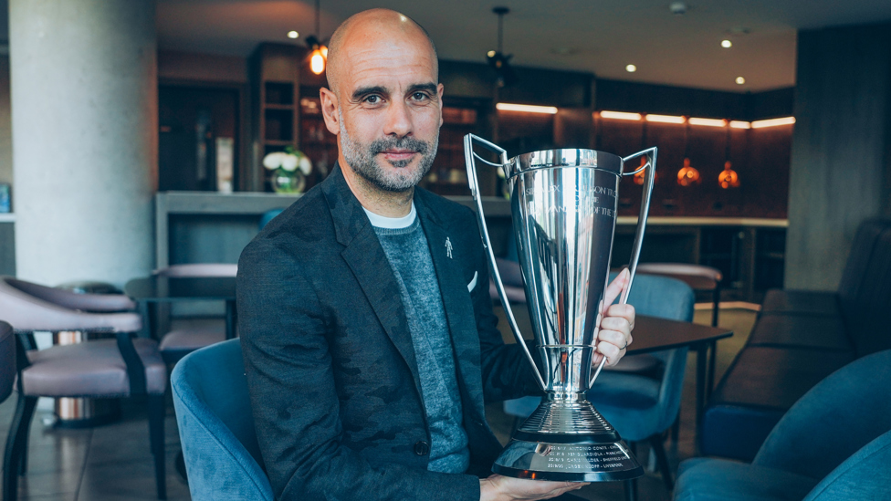 THE BOSS : Pep Guardiola is named Premier League manager of the season after guiding City to a third title in four seasons, 24th May 2021.