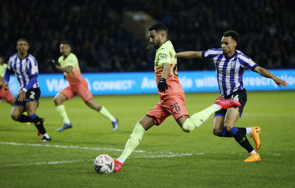 MAGIC MAHREZ: The winger looks to create with his left foot. 
