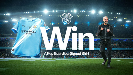 Win a Pep-signed shirt to celebrate his 1000th game in management