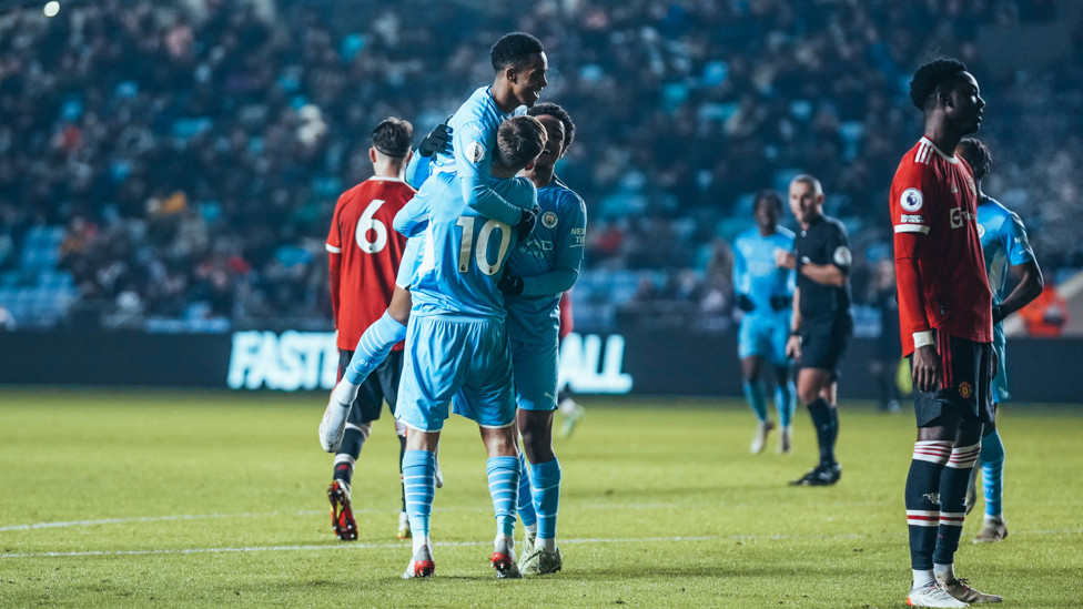 DERBY DELIGHT : Three goals in six minutes help City to a 3-1 win over Manchester United | 15 January 2022.