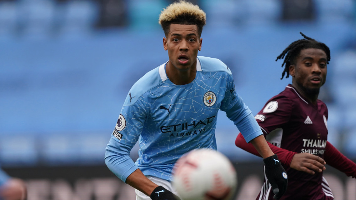 EYES ON THE PRIZE: Felix Nmecha grabbed our opener against Leicester