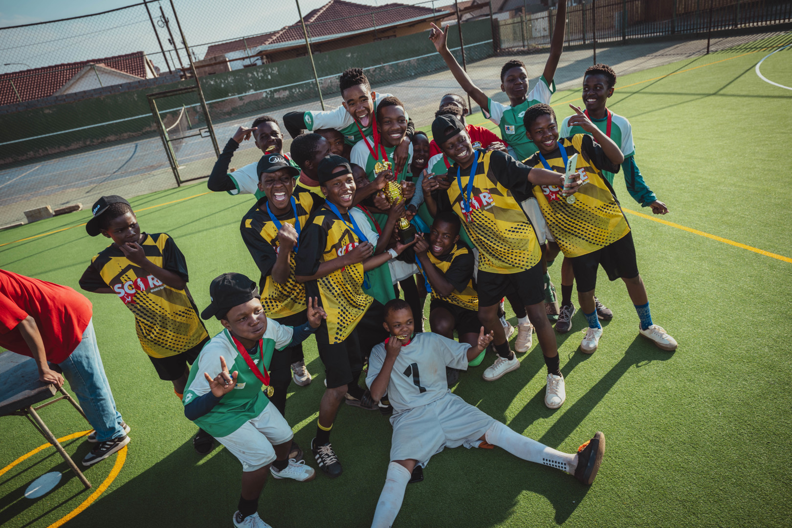 Manchester City, Midea and Diski Nine9 unveil refurbished community pitch in Soweto 