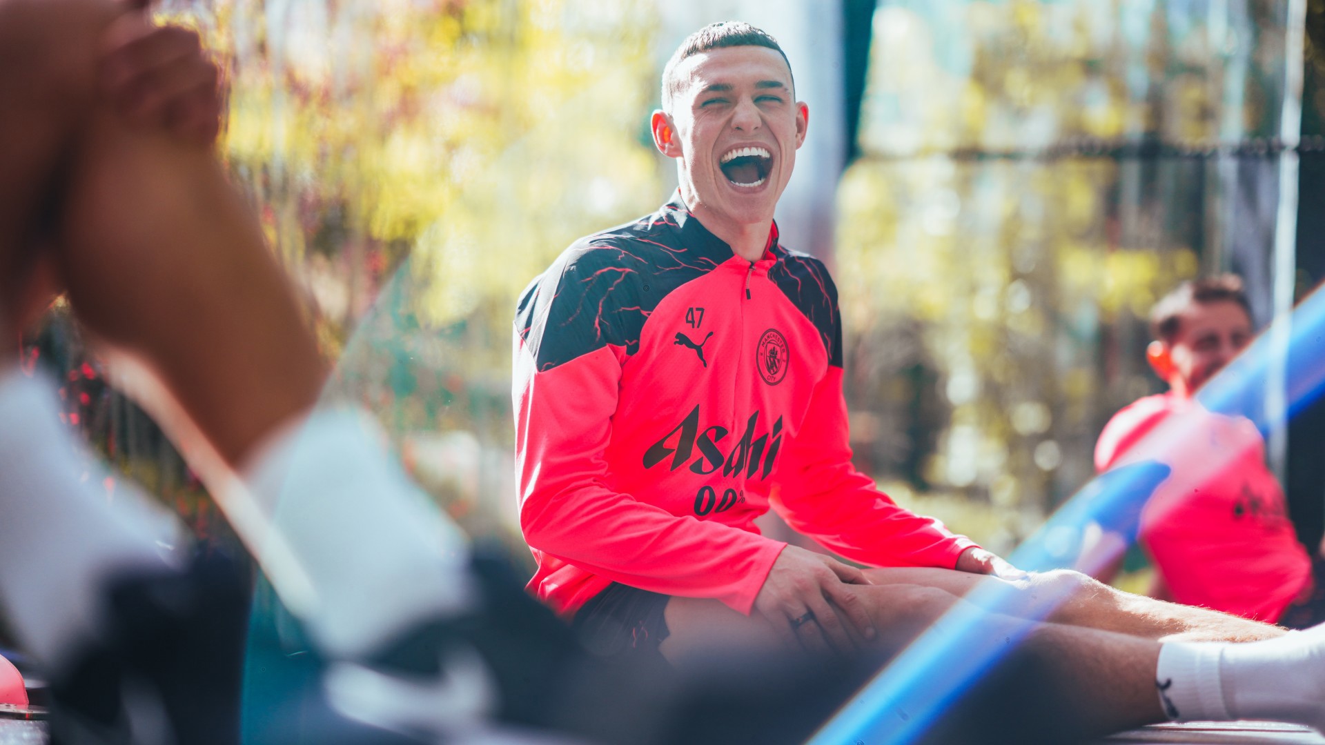 HAPPY MAN : Phil Foden after his brilliant goal against Real