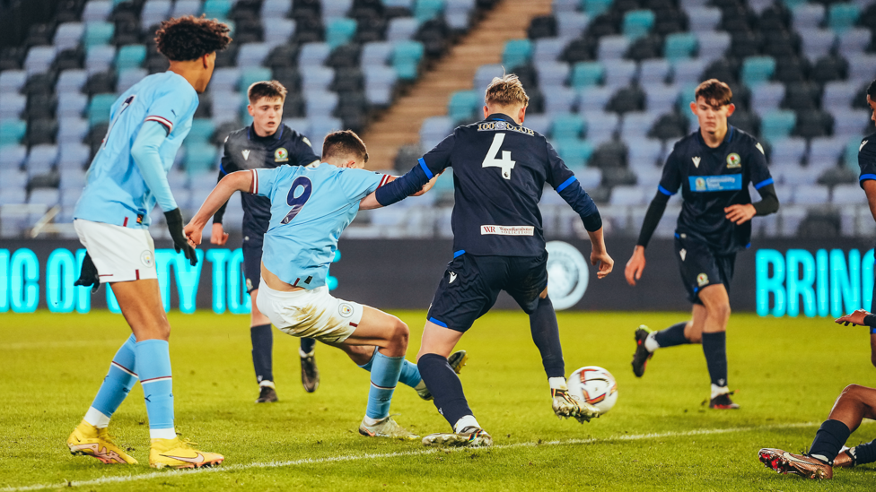 STRIKE ONE: Will Dickson gave City an early lead