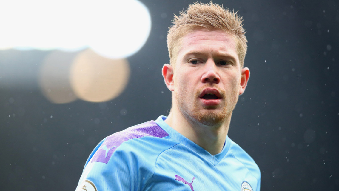 BELGIAN BLUE: Kevin De Bruyne in focus