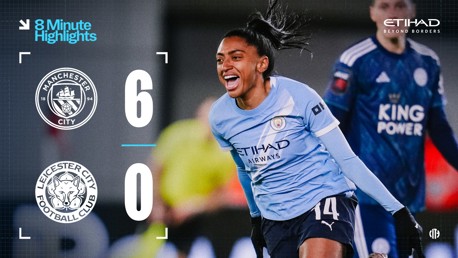 8-minute highlights: City 6-0 Leicester 