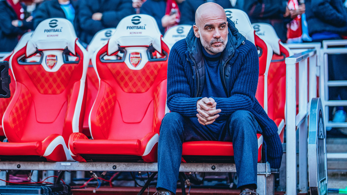 THE BOSS: In the dugout. 
