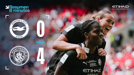 Brighton 0-4 City: resumen extendido final FA Cup 2026