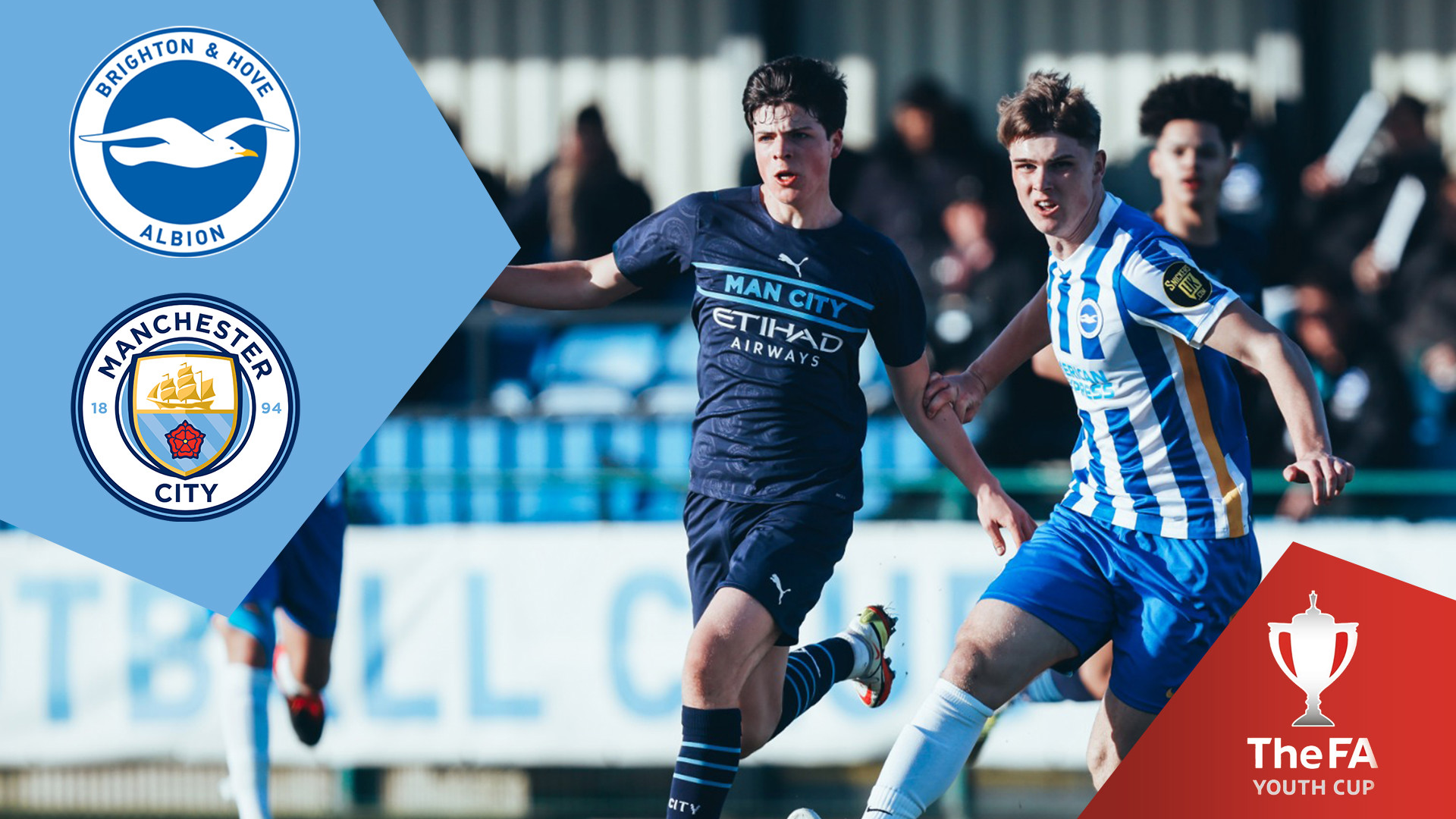 FA Youth Cup Brighton v City full match replay