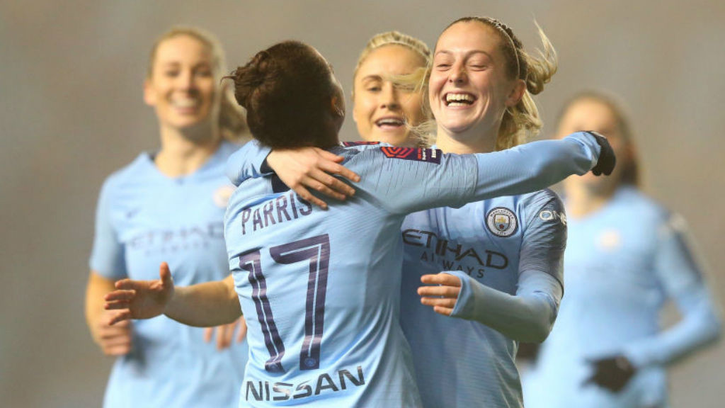 THREE CHEERS : Nikita Parris, Steph Houghton and Keira Walsh have all been shortlisted for the prestigious PFA awards