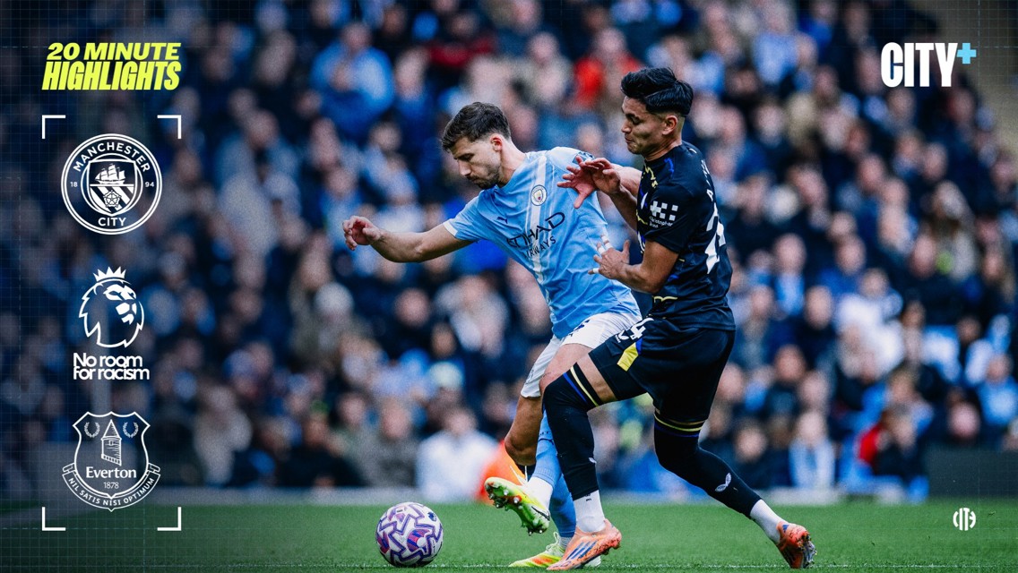City 2-0 Everton: 20-minute highlights