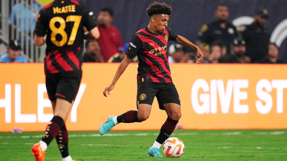 HEADING STATESIDE : Lewis’ performances at academy level earned him a spot on the 2022 US Tour, where he played in front of huge crowds.