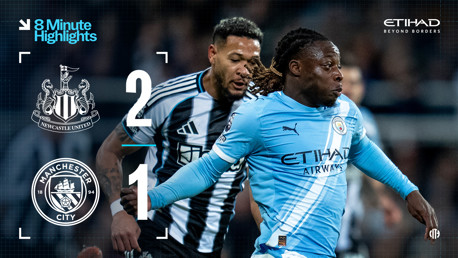 Newcastle 2-1 City: 8-minute highlights