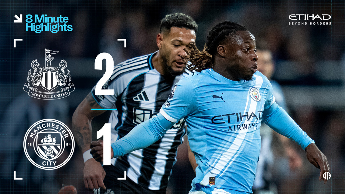 ไฮไลท์ 8 นาที: นิวคาสเซิ่ล 2-1 ซิตี้ 
