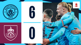 City 6 x 0 Burnley: melhores momentos 