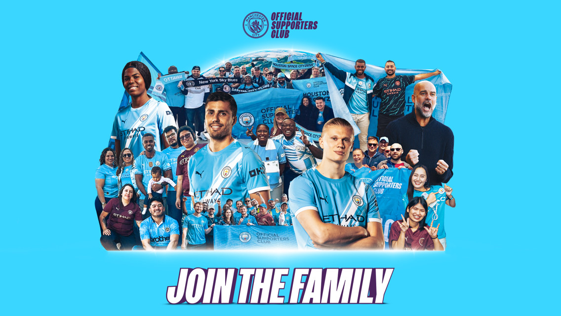 Join an Official Manchester City Supporters Club for the 2025/26 season
