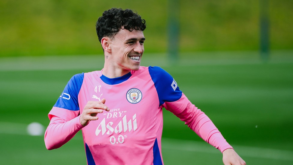 PHIL FODEN: A million dollar smile from our No.47