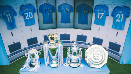 TROPHY TOUR: City are heading to Abu Dhabi.