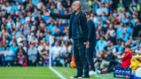 THE BOSS: On the touchline.
